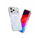 เคส Mutural iPhone 18 Pro/17 Pro Bumpy Clear Silver
