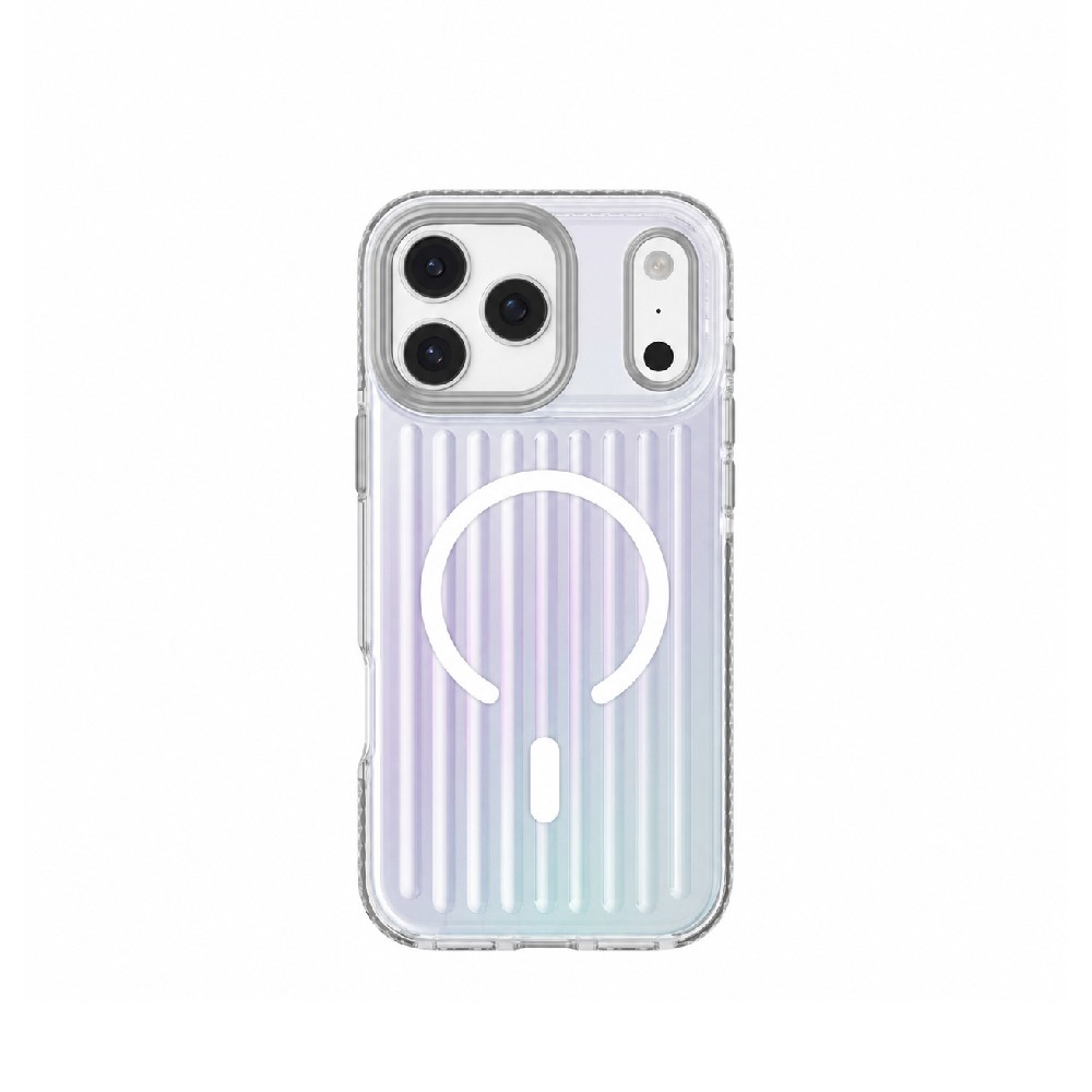 เคส Mutural iPhone 18 Pro/17 Pro Bumpy Clear Silver