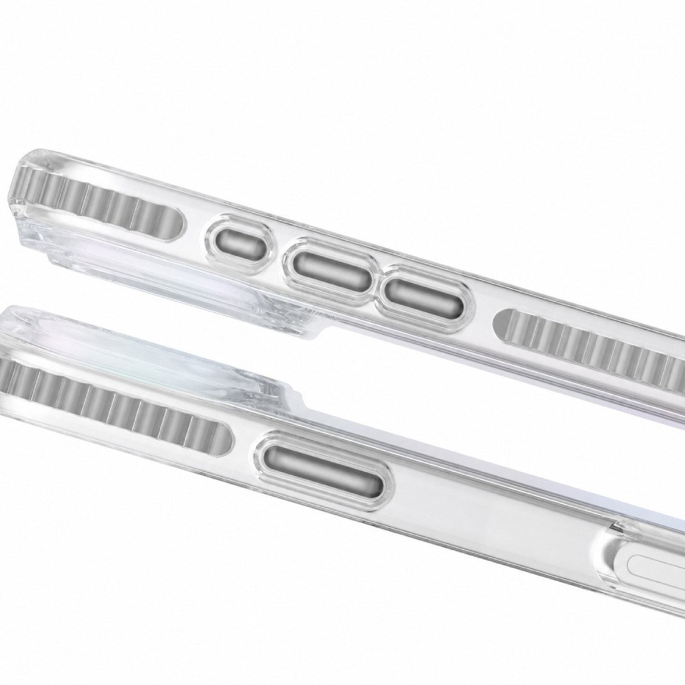 เคส Mutural iPhone 18 Pro/17 Pro Bumpy Clear Silver