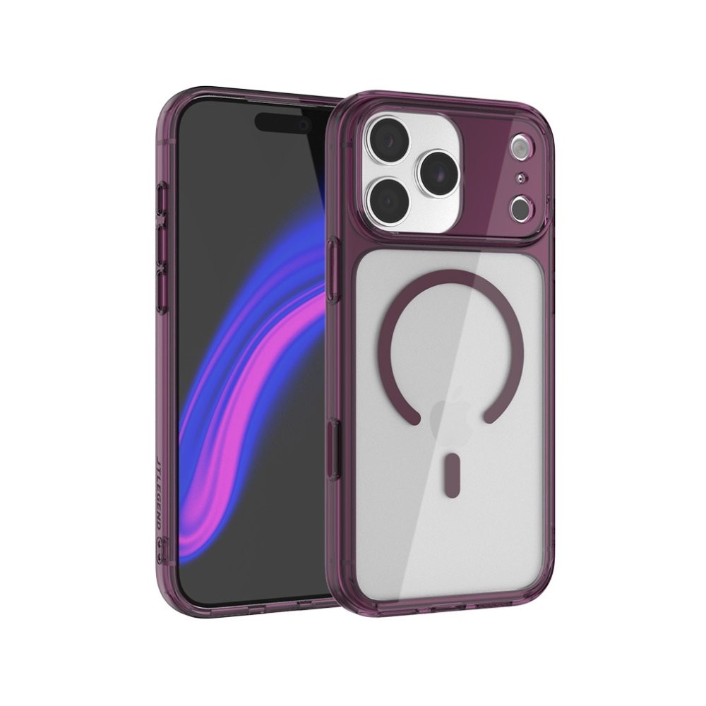 เคส JTLEGEND iPhone 18 Pro Hybrid Cushion Mag - Burgundy