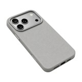 เคส Mutural iPhone 18 Pro/17 Pro Elegant Lychee Light Gray