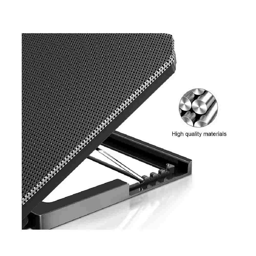 แท่นวางโน๊ตบุ๊ค QPLUS Notebook Cooling Pad LS001 15.6 inch Black