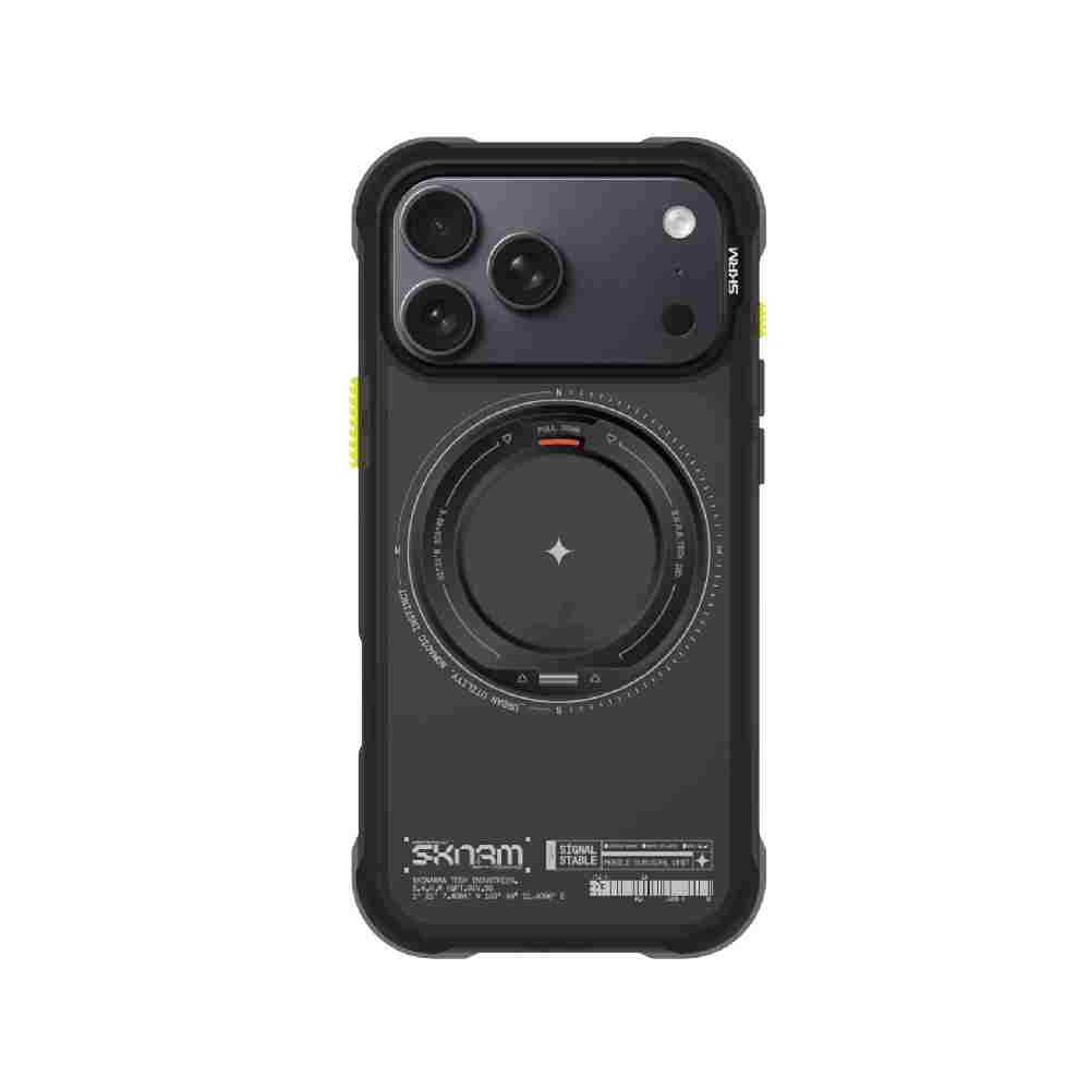 เคส Skinarma iPhone 18 Pro Atlas Rotated Magsafe - Black
