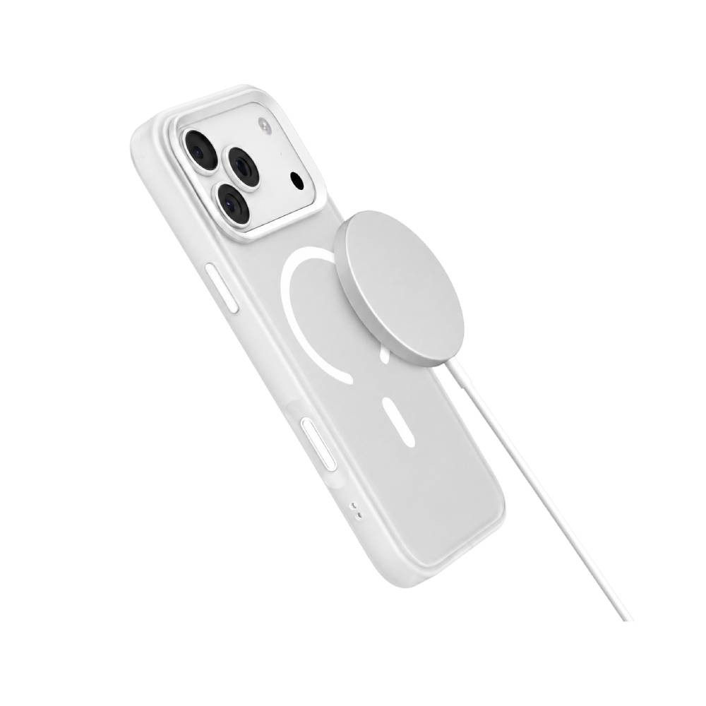 เคส Mutural iPhone 18 Pro/17 Pro Mist Frosted White