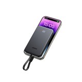พาวเวอร์แบงค์ Ugreen Power Bank 10000 mAh 20W 1C1A Build-in Cable PB526-75161C Black (CCC)