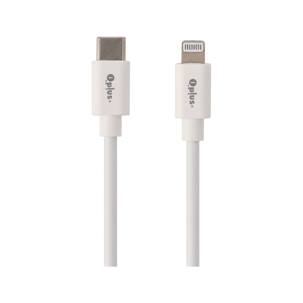 สายชาร์จ QPLUS USB-C to Lightning 1.2M. White (T5)