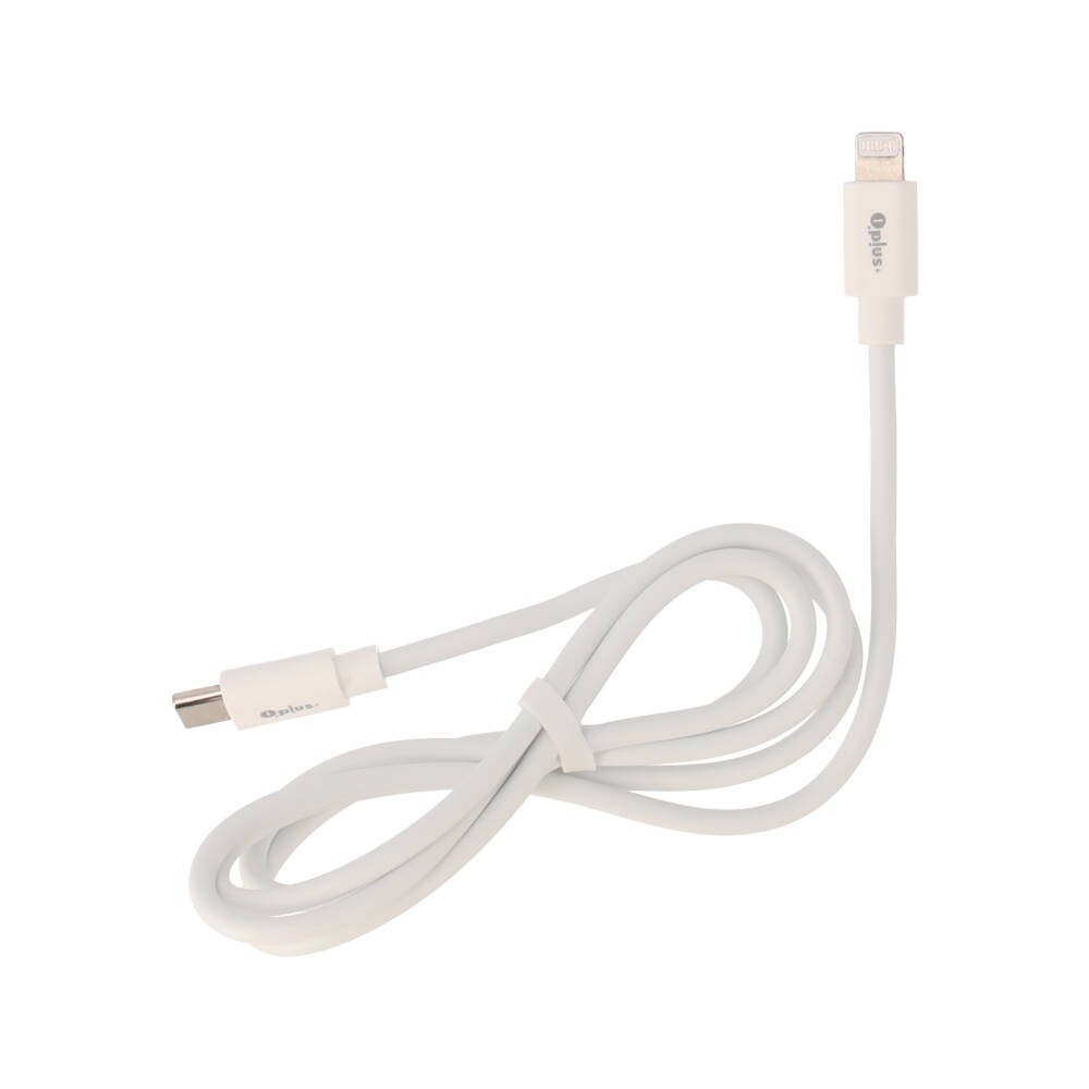 สายชาร์จ QPLUS USB-C to Lightning 1.2M. White (T5)