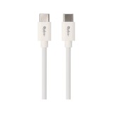สายชาร์จ QPLUS USB-C to USB-C 60W 1.2M. White (T5)