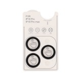 ฟิล์มกันเลนส์ TECHPRO iPhone 18 Pro/18 Pro Max Camera Lens Black