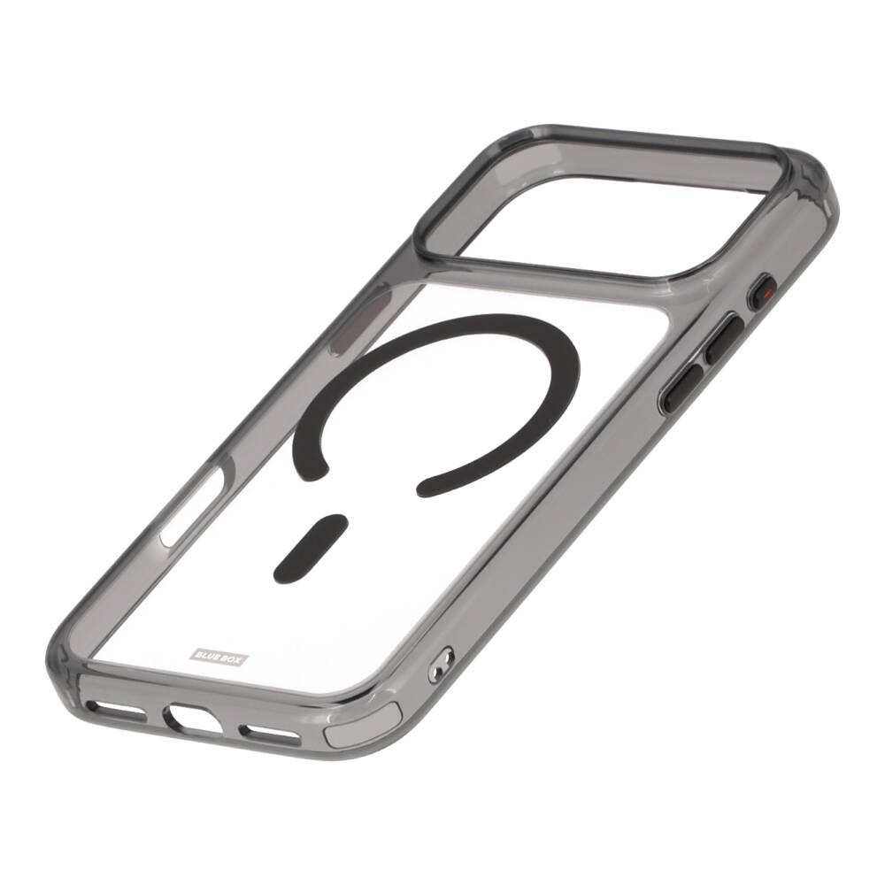 เคส Blue Box iPhone 18 Pro Max Crystal Edge with magnetic Black