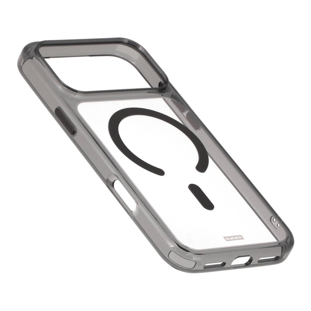เคส Blue Box iPhone 18 Pro Max Crystal Edge with magnetic Black