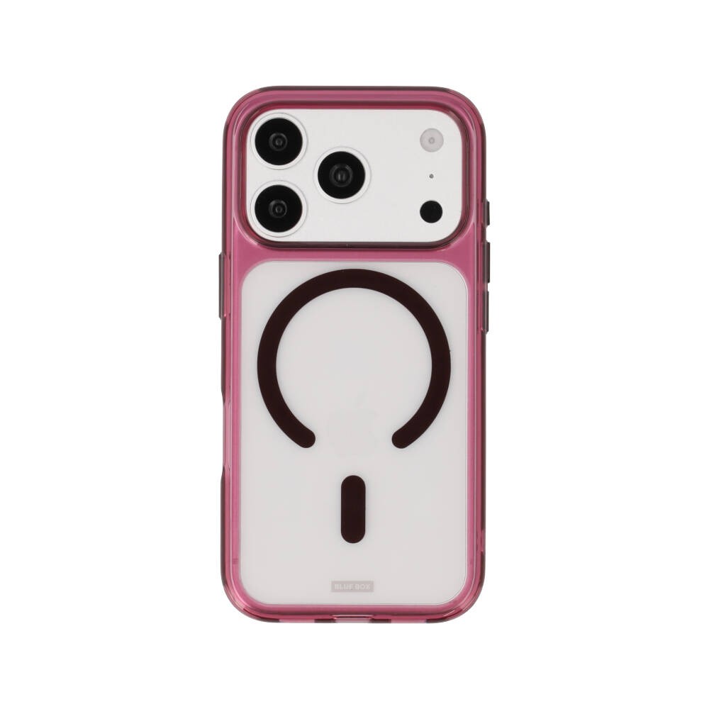 เคส Blue Box iPhone 18 Pro Crystal Edge with magnetic Burgundy