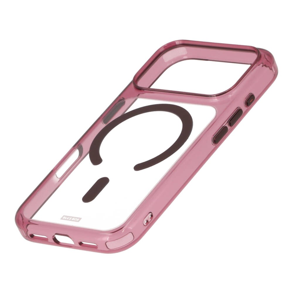 เคส Blue Box iPhone 18 Pro Crystal Edge with magnetic Burgundy