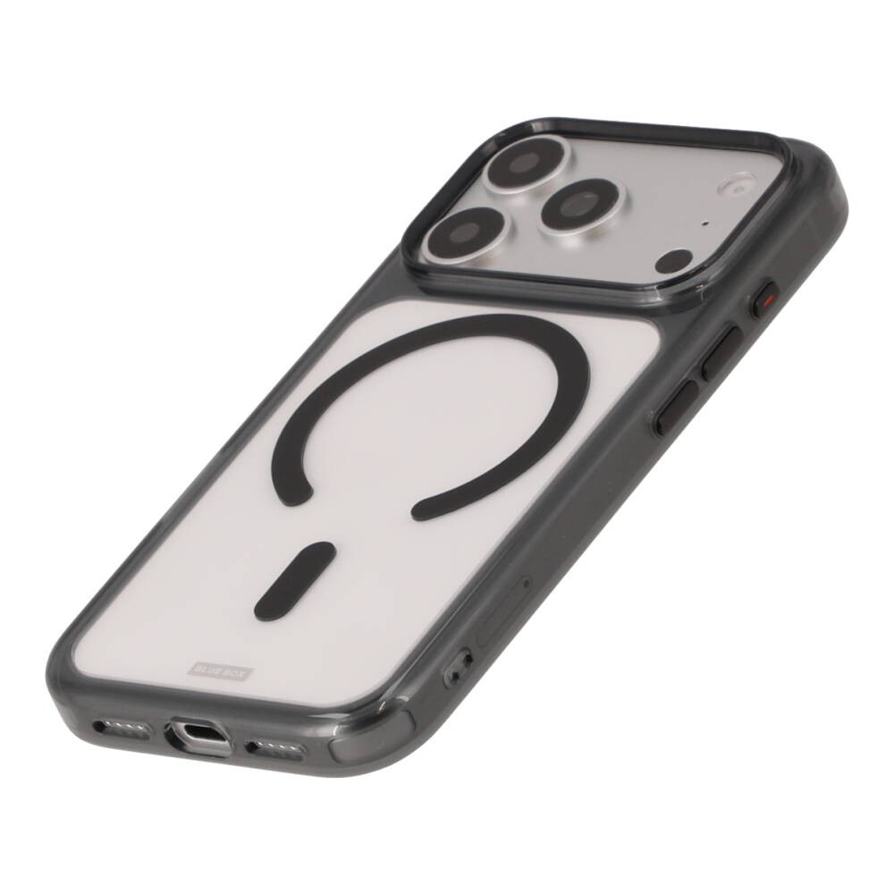 เคส Blue Box iPhone 18 Pro Crystal Edge with magnetic Black