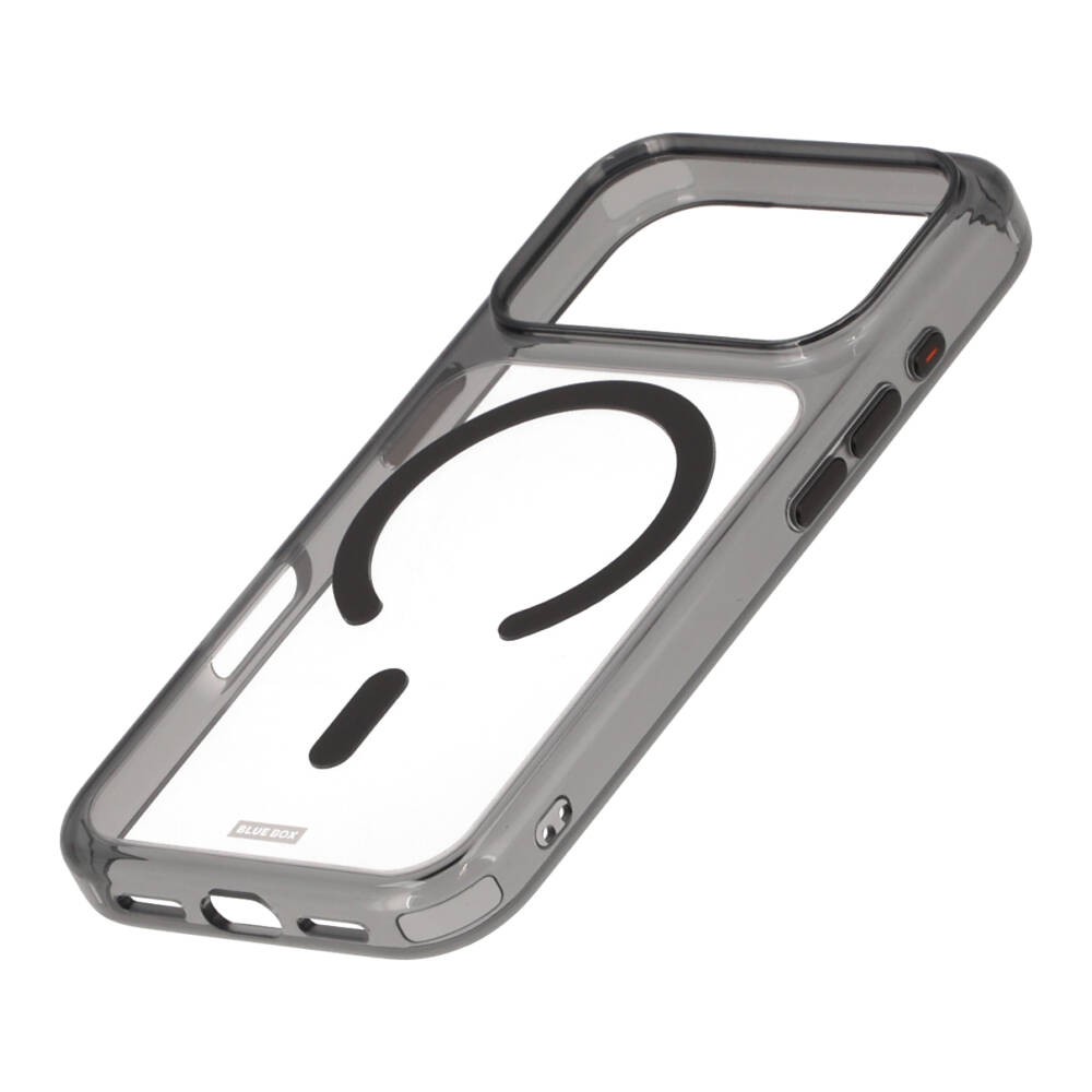เคส Blue Box iPhone 18 Pro Crystal Edge with magnetic Black