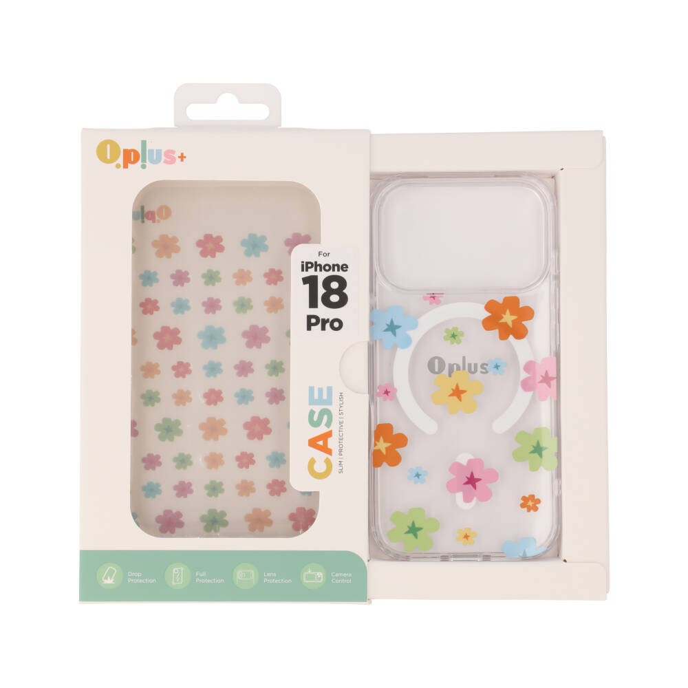 เคส QPLUS iPhone 18 Pro Flower with Magnetic