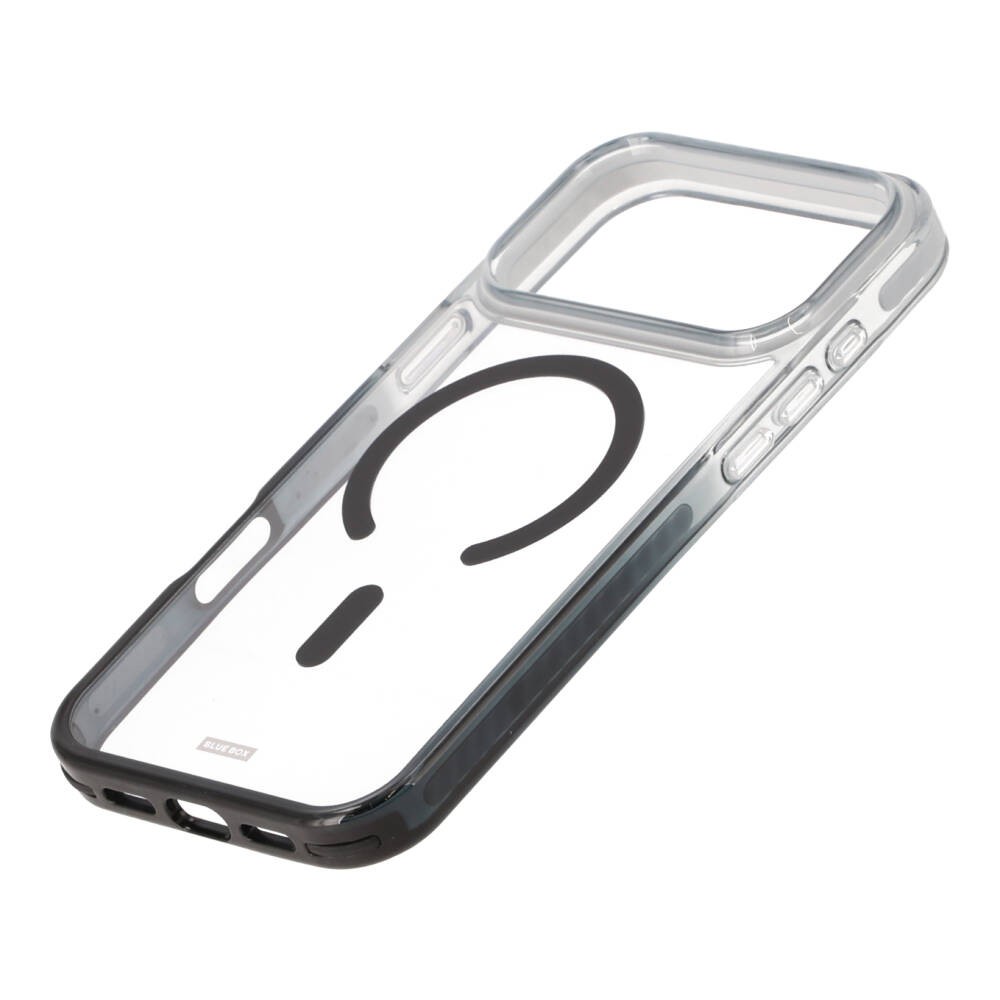 เคส Blue Box iPhone 18 Pro Max Clear Shading edge with Magnetic Black