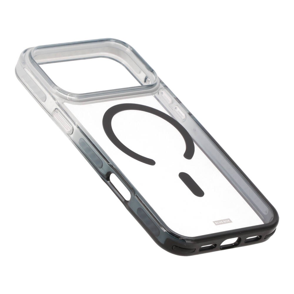 เคส Blue Box iPhone 18 Pro Max Clear Shading edge with Magnetic Black