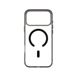 เคส TECHPRO iPhone 18 Pro Max/17 Pro Max Crystal PC Clear Black 2.0mm with magnetic