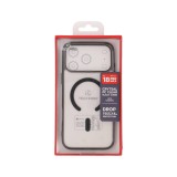 เคส TECHPRO iPhone 18 Pro Max/17 Pro Max Crystal PC Clear Black 2.0mm with magnetic