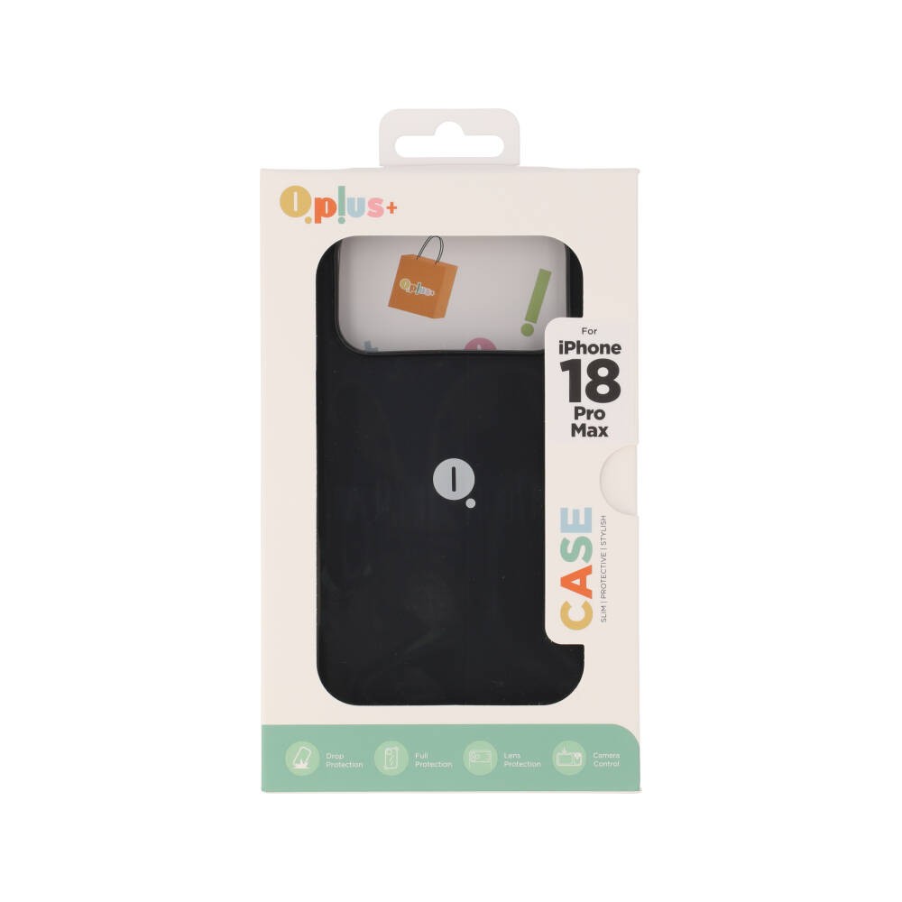 เคส QPLUS iPhone 18 Pro Max/17 Pro Max Silicone with MagSafe Black