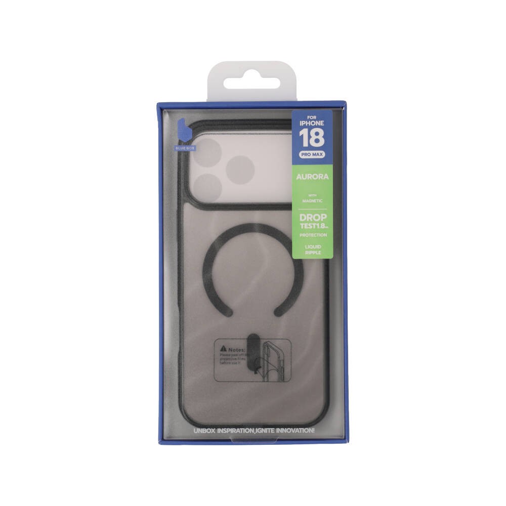 เคส Blue Box iPhone 18 Pro Max Aurora with magnetic Black