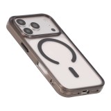 เคส TECHPRO iPhone 18 Pro/17 Pro Crystal PC Clear Black 2.0mm with magnetic