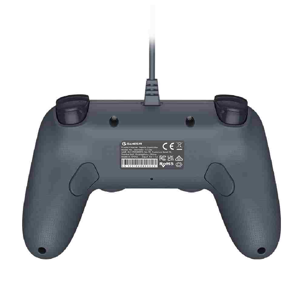 จอยคอนโทรลเลอร์ GameSir Gaming Controller T3 Lite Tegenaria Lite Wired Symmetric Game Controller Gray
