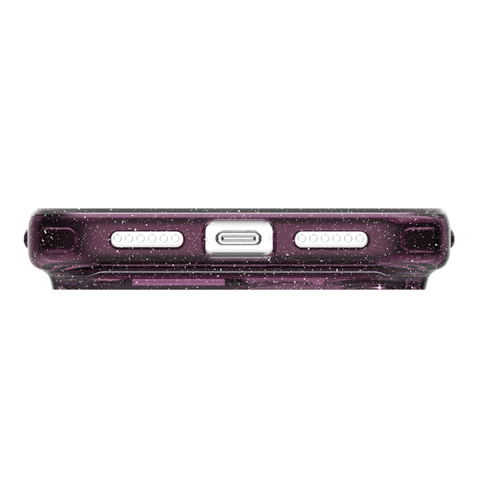 เคส JTLEGEND iPhone 18 Pro Max Glitter Hybrid Cushion Mag - Burgundy