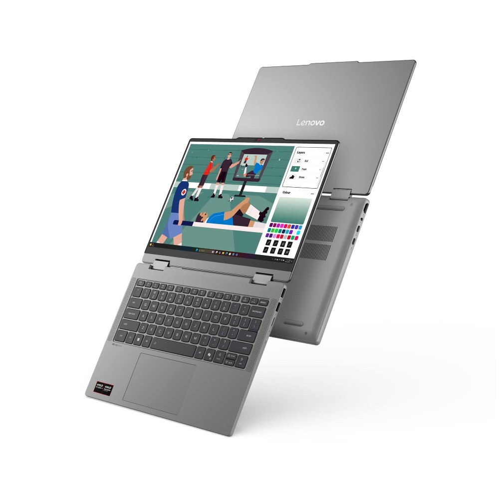 โน๊ตบุ๊ค Lenovo IdeaPad 5 2-in-1 14APH11-83UJ002KTA Luna Gray