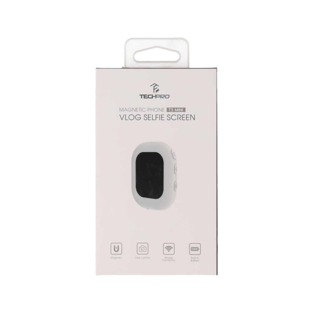 หน้าจอเซลฟี่ TECHPRO VLOG Screen T3 mini -White