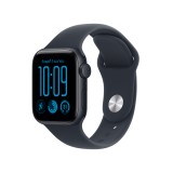 Apple Watch SE 3 Midnight Aluminium Case with Navy Blue Sport Band (2026)
