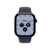 Apple Watch Series 12 GPS + Cellular 42mm Night Blue Ceramic Case with Navy Blue Sport Band - S/M