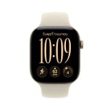 Apple Watch Series 12 GPS + Cellular 46mm Light Gold Aluminium Case with Sand Sport Band - M/L
