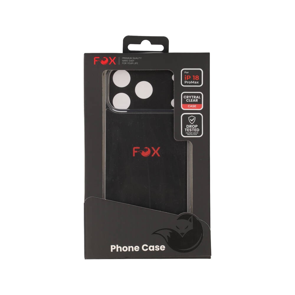 เคส FOX iPhone 18 Pro Max Crystal Clear