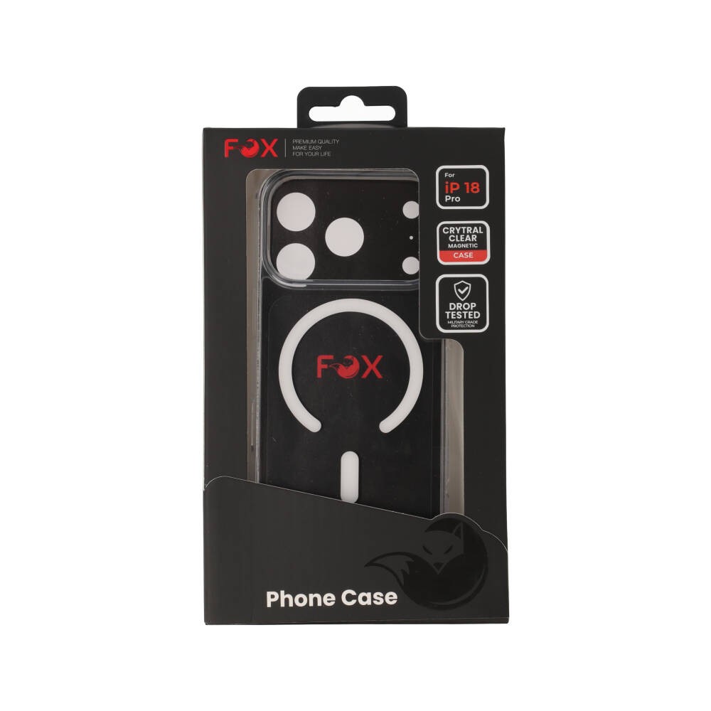 เคส FOX iPhone 18 Pro Crystal Clear Magnetic