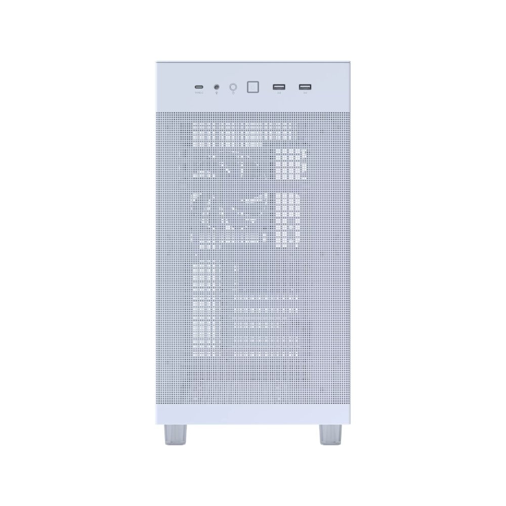 เคสคอมพิวเตอร์ ASUS Prime AP303 Tempered Glass Panel White