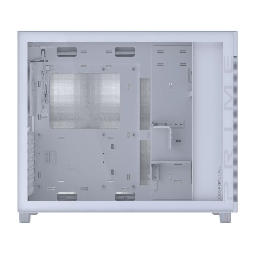 เคสคอมพิวเตอร์ ASUS Prime AP303 Tempered Glass Panel White