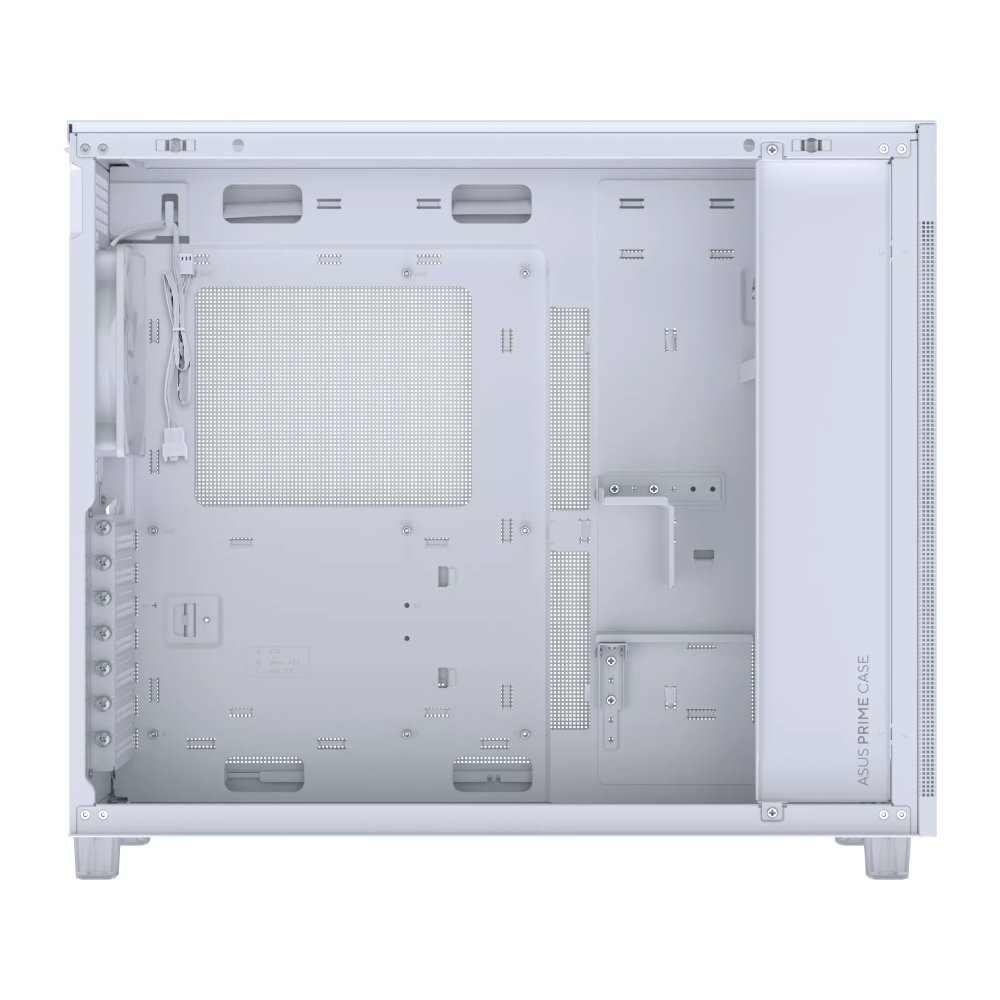 เคสคอมพิวเตอร์ ASUS Prime AP303 Tempered Glass Panel White