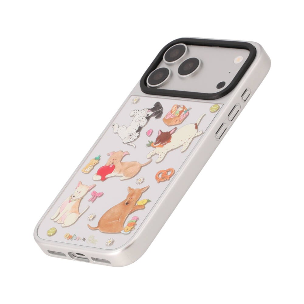 QPLUS X Gluta Story เคส iPhone 18 Pro Max Playful Mirror Silver MagSafe