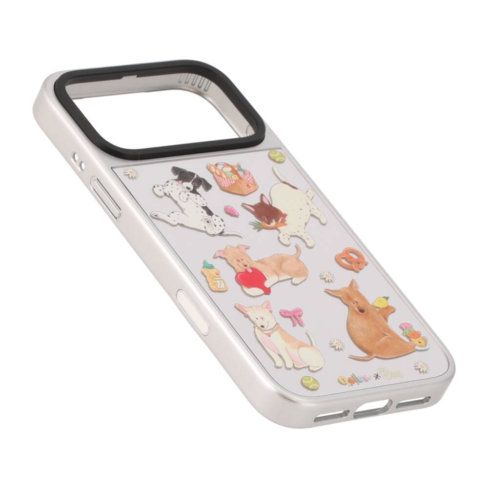 QPLUS X Gluta Story เคส iPhone 18 Pro Max Playful Mirror Silver MagSafe
