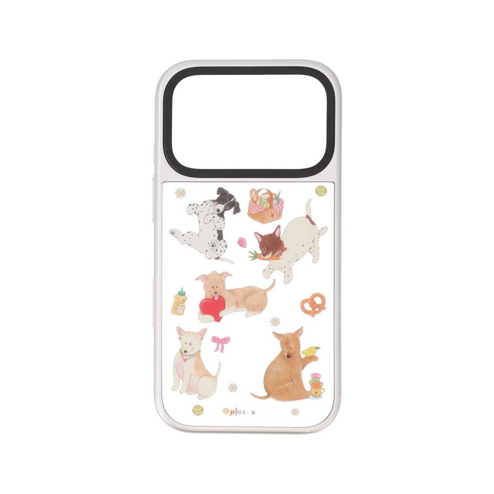 QPLUS X Gluta Story เคส iPhone 18 Pro Playful Gang Mirror Silver MagSafe