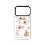 QPLUS X Gluta Story เคส iPhone 18 Pro Playful Gang Mirror Silver MagSafe