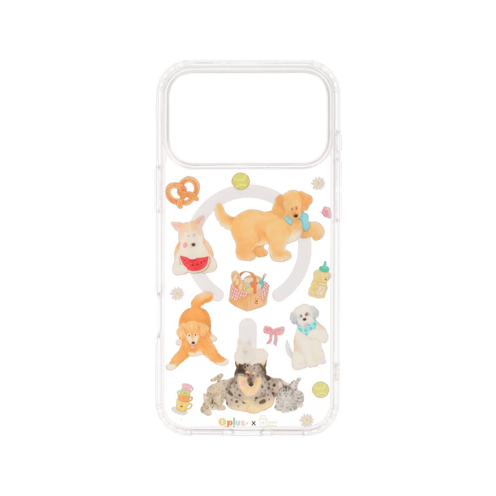 QPLUS x Gluta Story เคส iPhone 18 Pro Max Sweet Gang with Magnetic