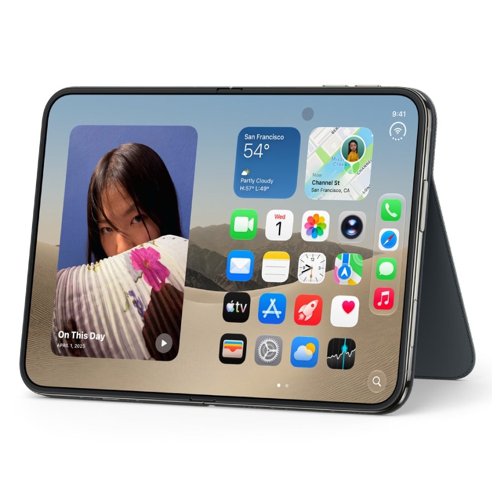 Apple iPhone Duo Folio with Kickstand - Navy Blue