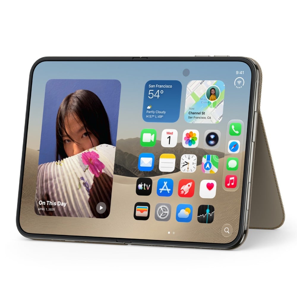Apple iPhone Duo Folio with Kickstand - Taupe