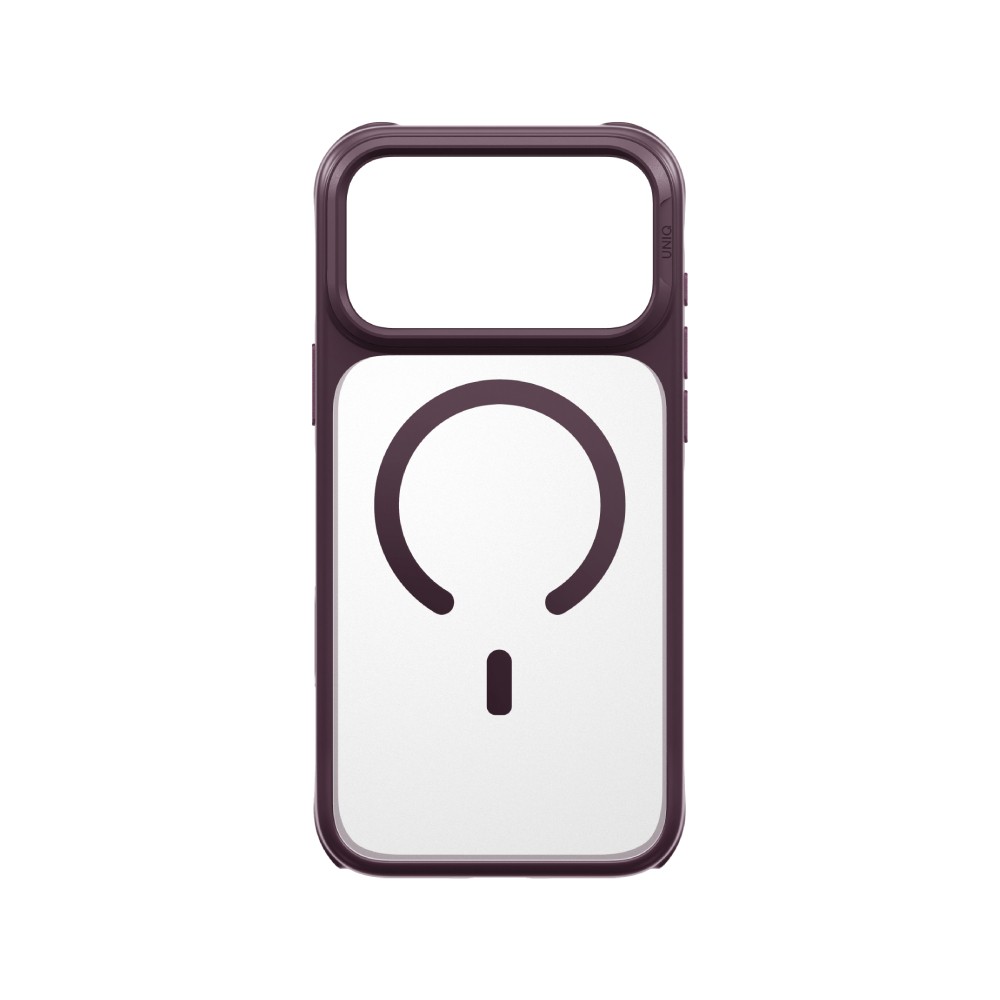 เคส Uniq iPhone 18 Pro Max Magclick Veren Burgundy Frost