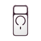 เคส Uniq iPhone 18 Pro Max Magclick Veren Burgundy Frost
