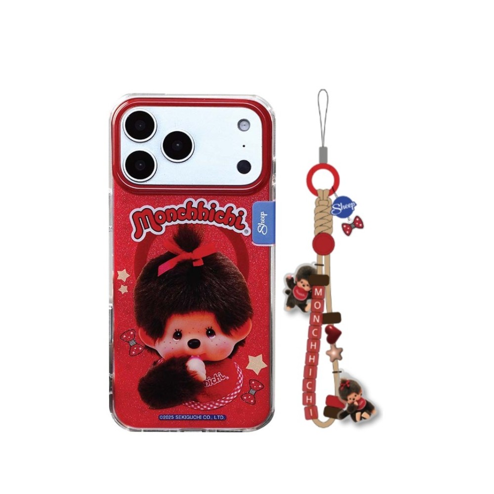 Sheep x Monchhichi เคส iPhone 18 Pro Magsafe Kawaii Monchhichi