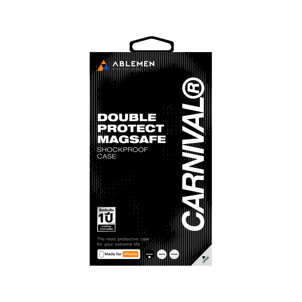 Ablemen x CARNIVAL Box Set ชุดเคสฟิล์ม iPhone 18 Pro Max FF 3X AR Installation Kit with Bag Carnival